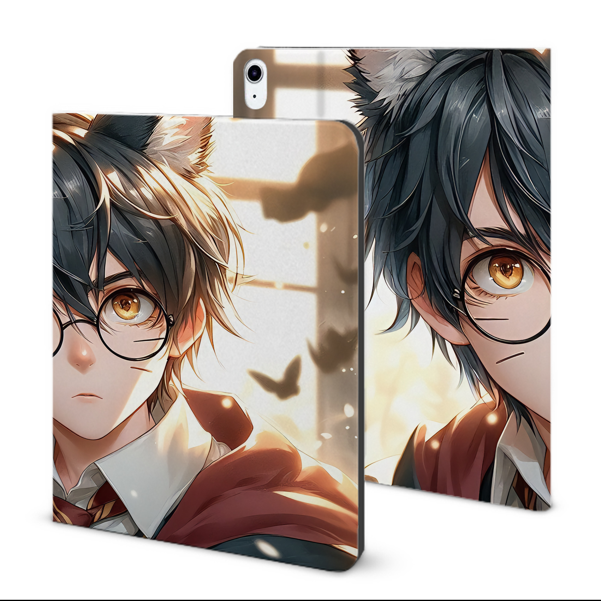 （画像用） Harry Potter ハリー・ポッターシリーズ IPad ケース ブック型 PUレザー TPU 耐衝撃 軽量 薄型 ペン収納なし 全面保護 IPad 各モデル対応